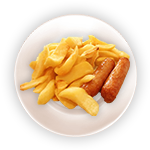 Kids Sausage& Chips 