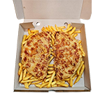 Full Deep Fried Pizza 